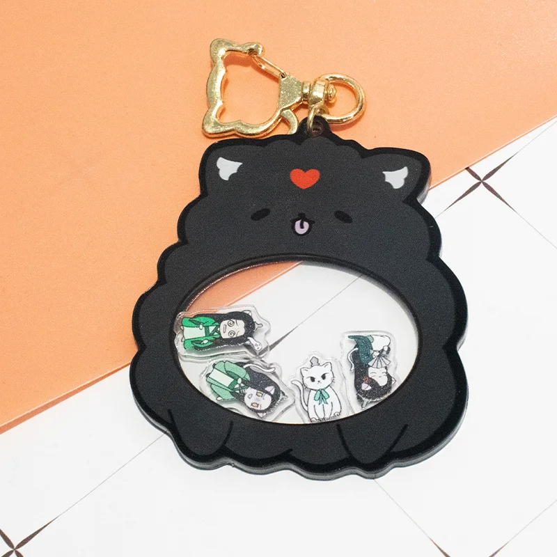 Cute Custom Design Custom Acrylic Plastic Keychain Charm With Epoxy Amine Acrylic Keychain