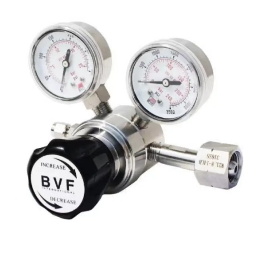 Прецизионный Регулятор высокого давления BVF BR2 с чувствительной конструкцией поршня и максимальным давлением на входе 6000 фунтов квадратный дюйм (414 бар)