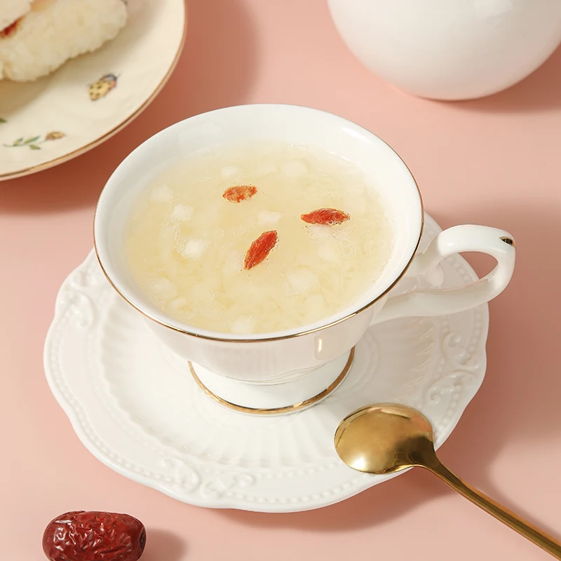 slimming weight loss Delicious wholesale Instant Soup fast food white fungus soup freeze dried tremella soup