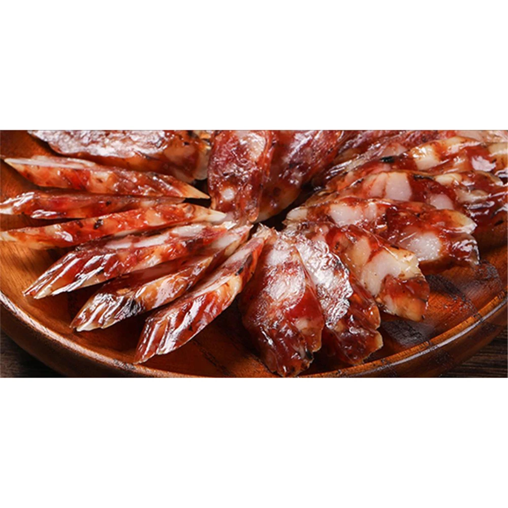 Farmhouse Made Cantonese Salt Pickled Pork Sausage Tangerine Peel Sausage For Food