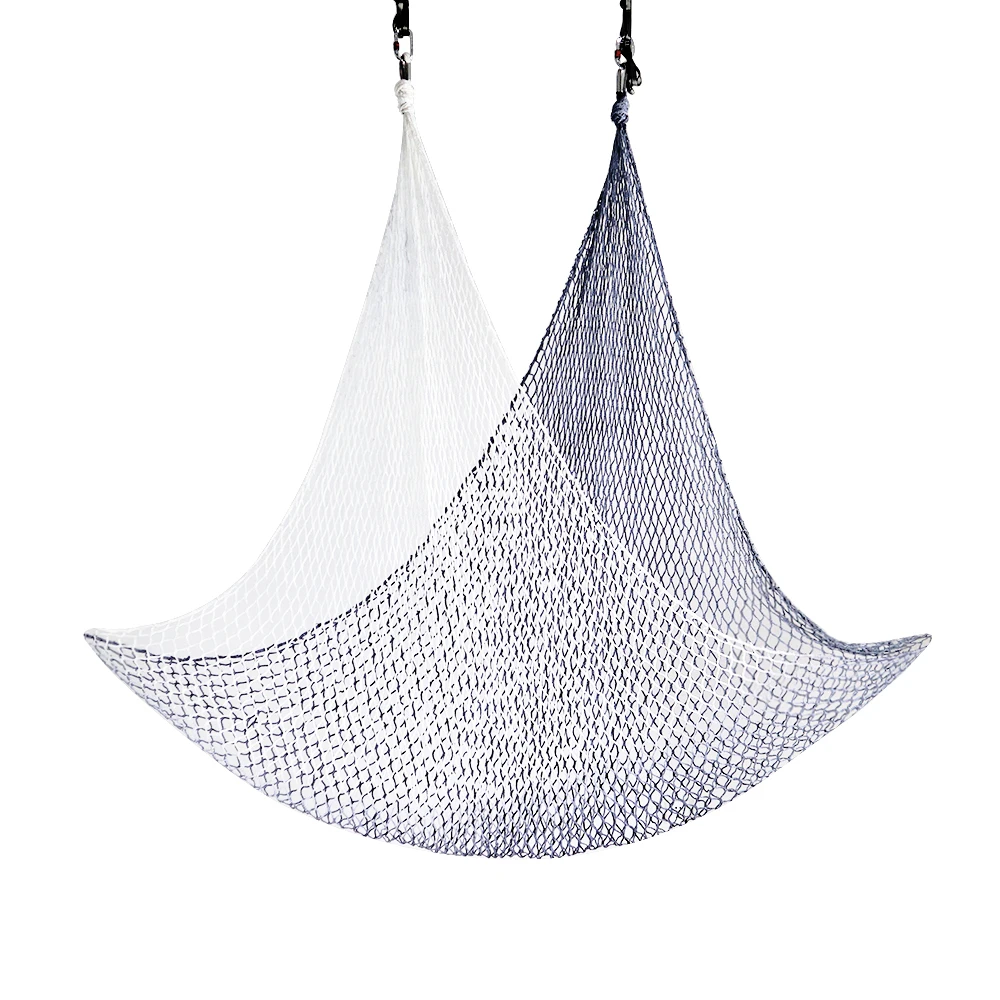 2021 Black Gradient 4.37yard*3Yard Yoga Hammock Fishing Net Net 100% Polyester Aerial Yoga Swing for Acrobatics Dancing