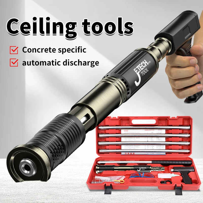 The best-selling nail gun steel and concrete fastening tool is the one-handed cordless nail gun machine wall steel and metal.
