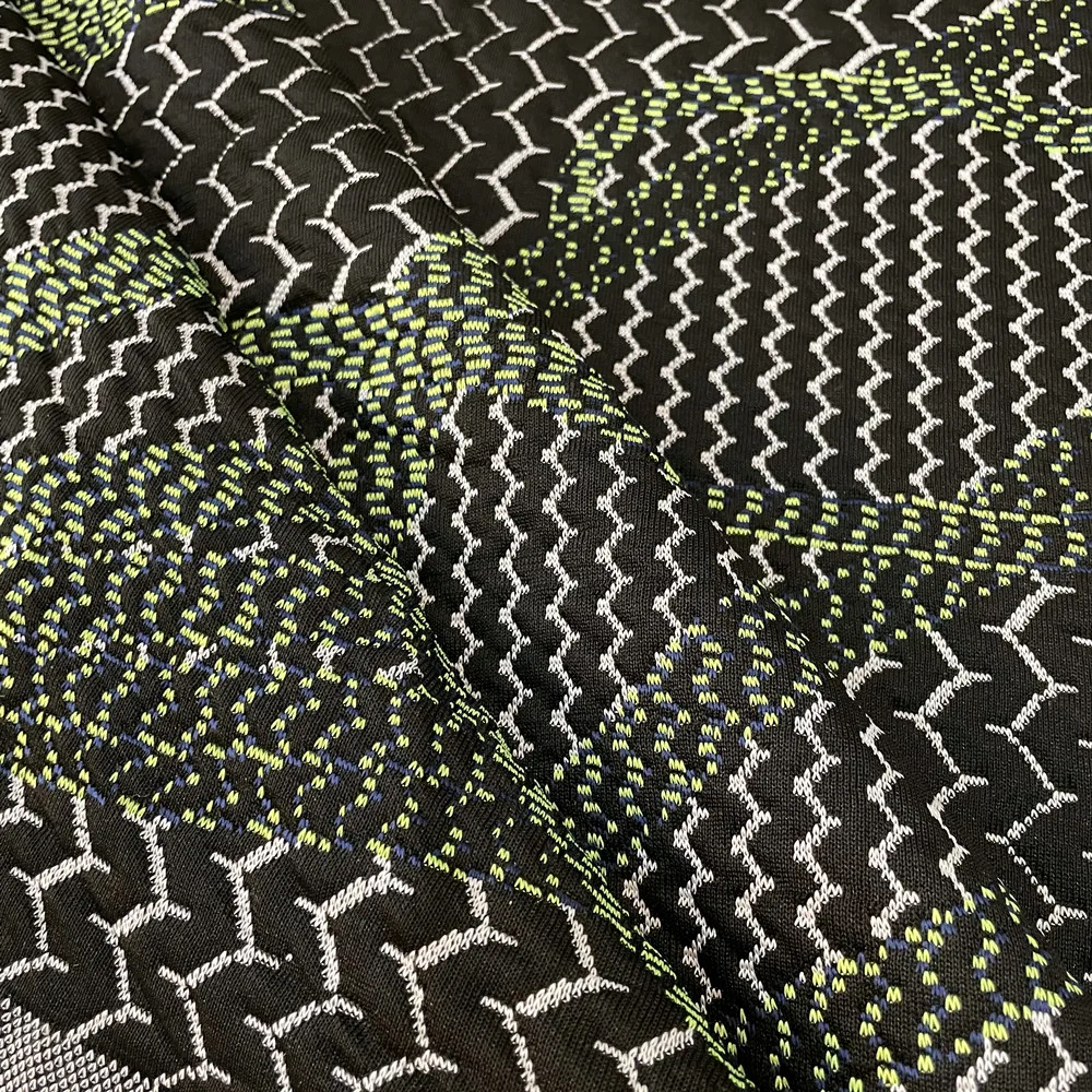 Home Textiles Brown Breathable 100% Polyester Fabric Mattress Knitted Fabric For Mattress