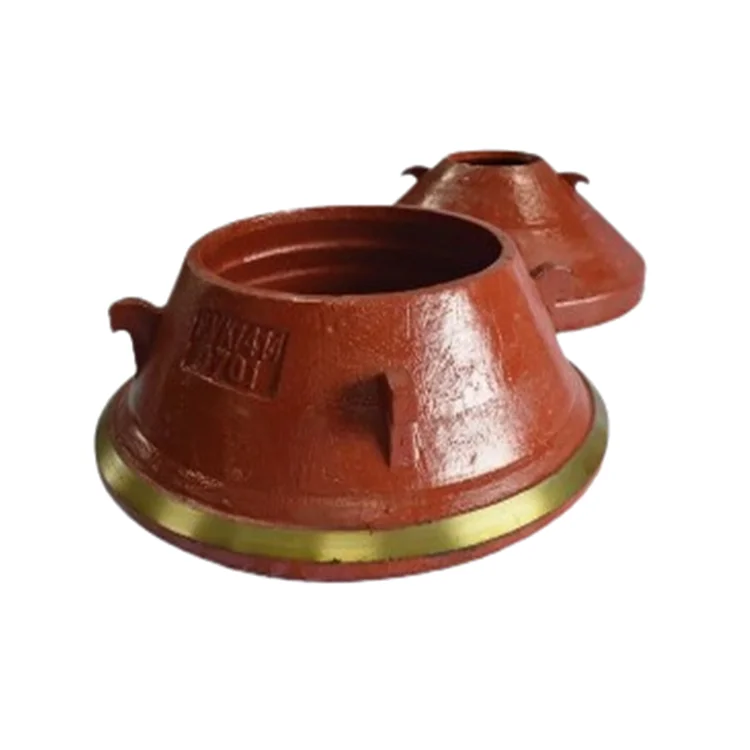 Cone Crusher Spare Parts Mantle And Bow Liner For S155