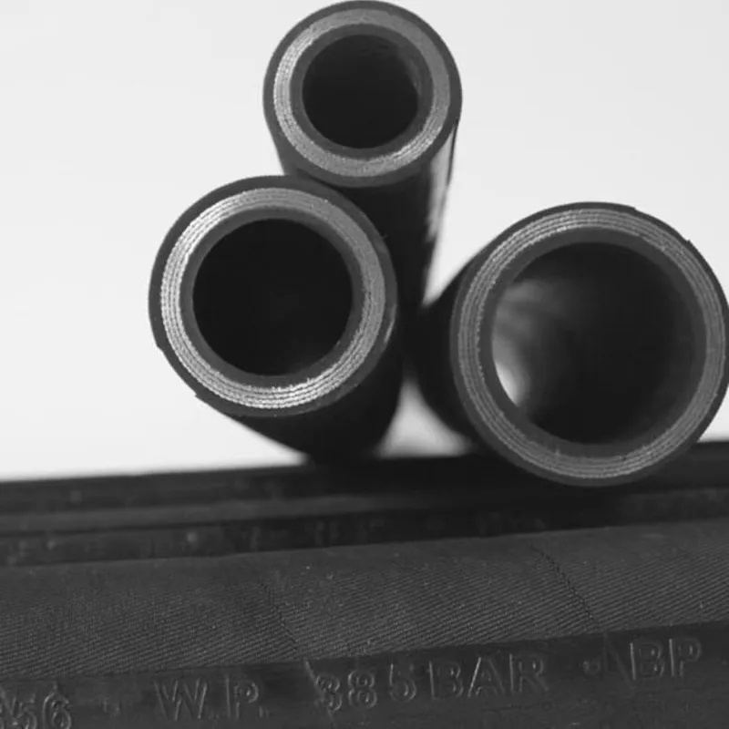 high pressure hydraulic oil hose pipe manufacture steel wire spiral hydraulic hose