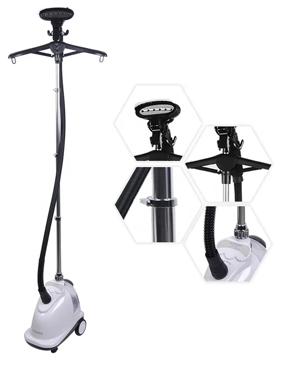 Amazon Hot selling 220V 1700W Powerful Fabric Clothes Standing Electric Garment Steamer