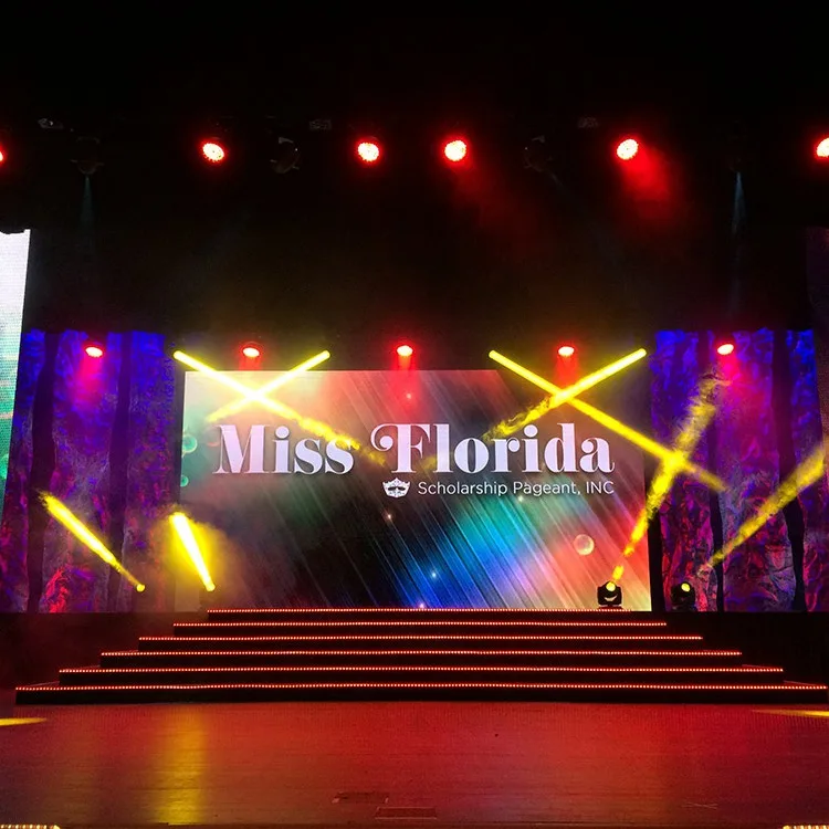 P4 hd video indoor rental Celebrate wedding opening ceremony led display