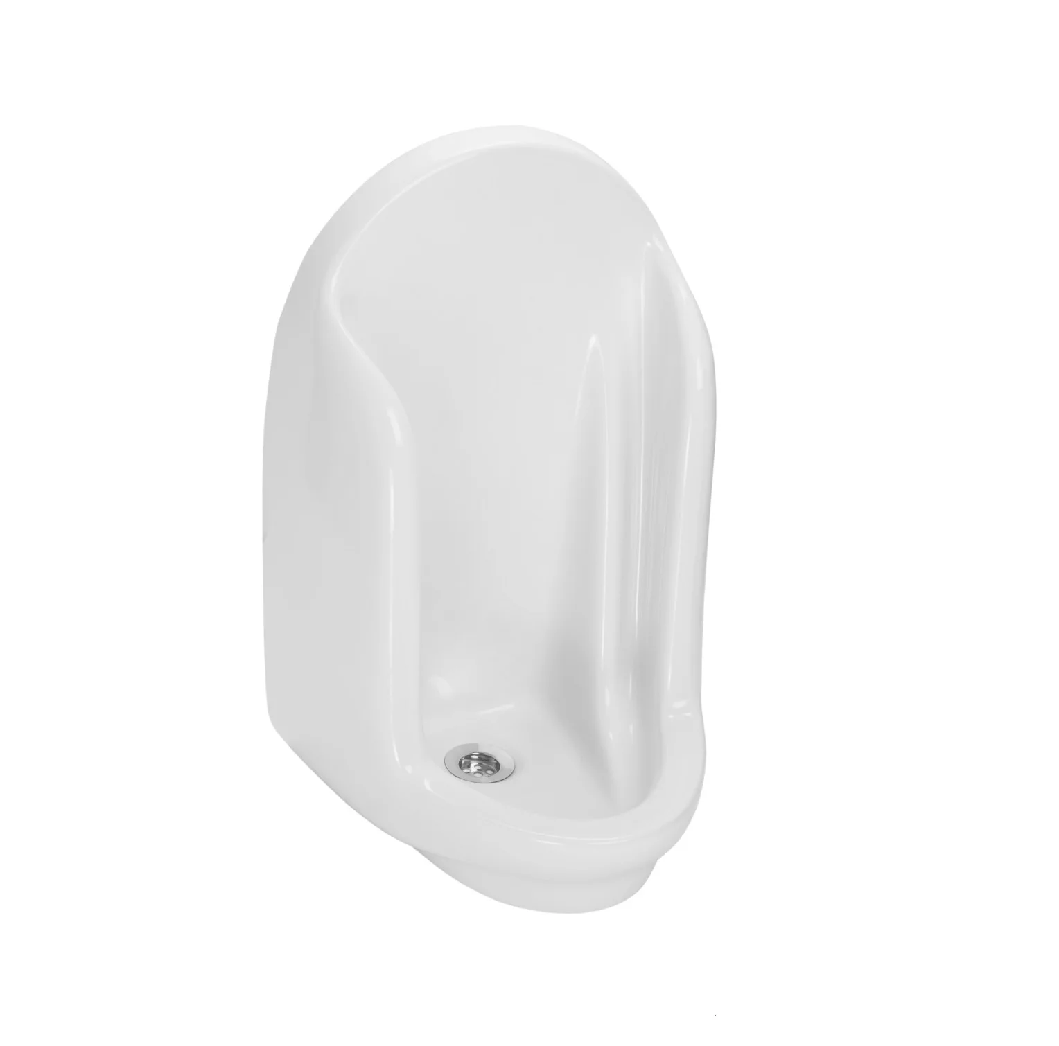 Indian-Made High Demand Sanitary Ceramic Wall Flush Mounted Urinal for Hotel Bathroom Use Corner Mounted Urinal