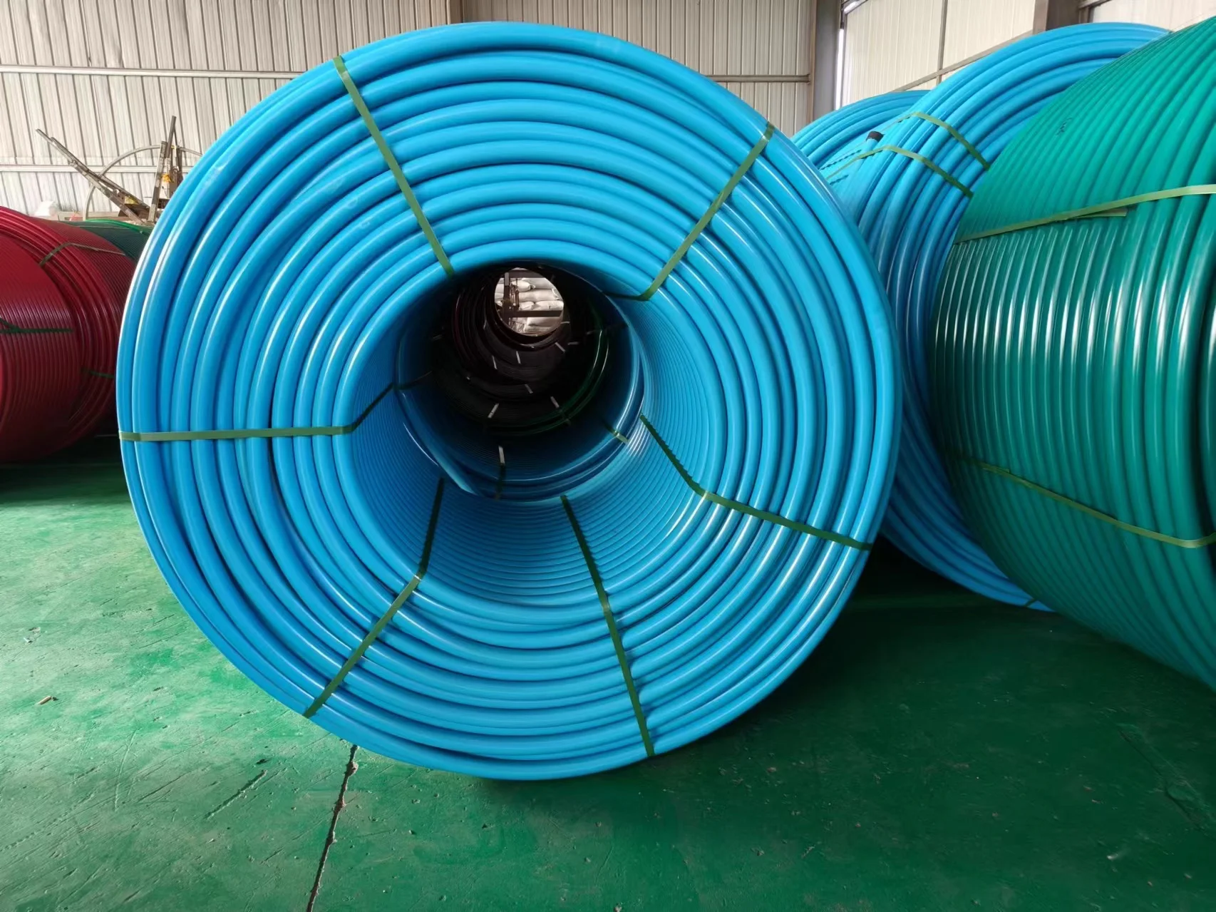 Highway optical fiber communication cable electrical pe tube sizes 40mm 50mm 63mm 1 1/2 plastic hdpe pipe