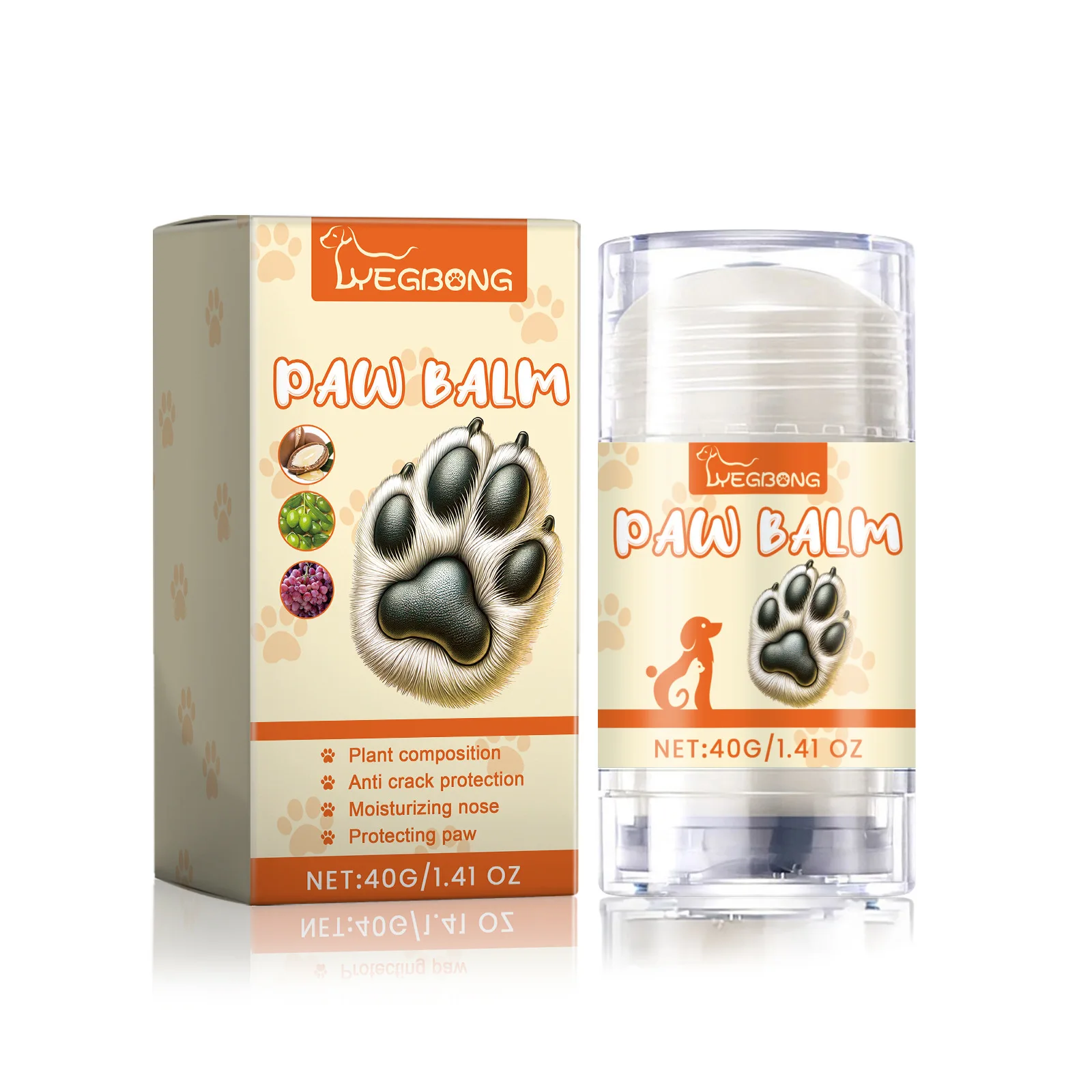 Pet Moisturizing Paw Balm Pet Foot Moisturizing Care Anti-cracking Soft Foot Paw Balm