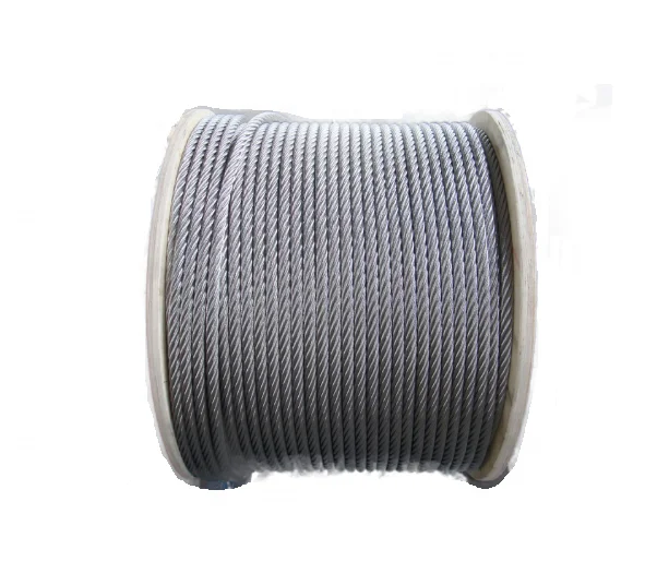 AISI 304 316 T/S 1570mpa stainless steel wire rope