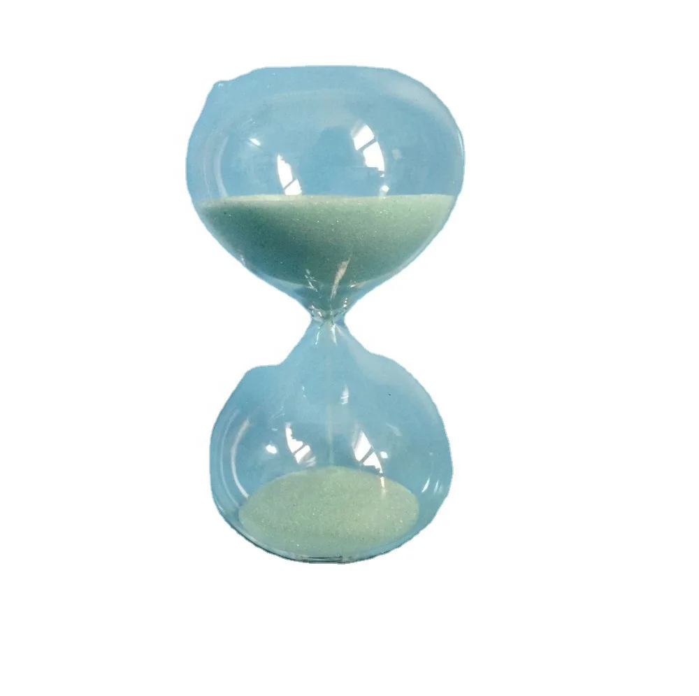custom glass sand timer 5 minutes 3 minutes hourglass