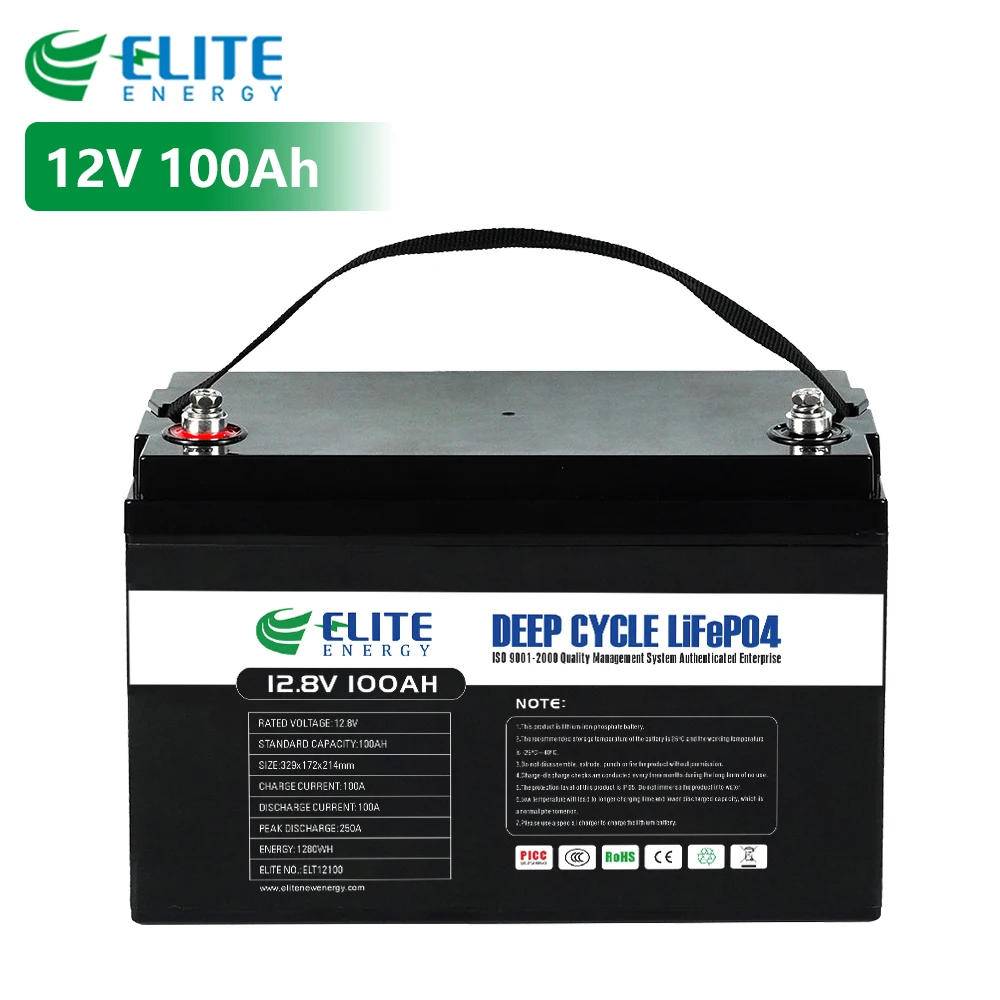 Wholesale LiFePO4 12V 24V 36V 48V Lithium Ion Batteries 50Ah 100Ah 200Ah 300Ah 400Ah Rechargeable Battery Pack For Solar System
