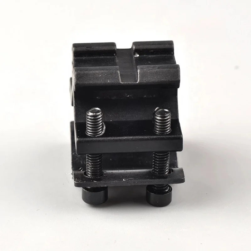 Adjustable Double Rail 20mm Weaver Barrel Mount Adapter