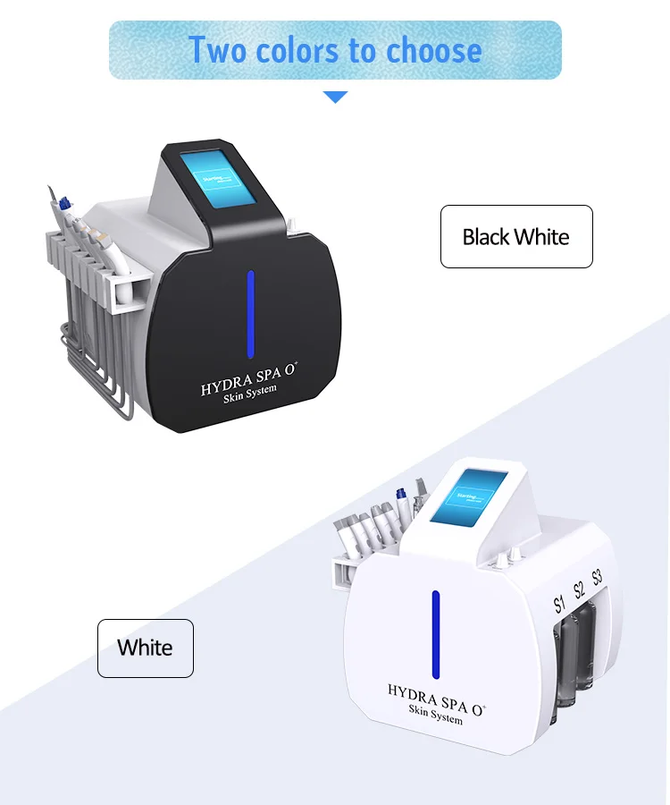 2022 new arrival 8 in 1 hydrafaci beauty machine fractional rf blackhead removal vacuum suction beauty apparatus