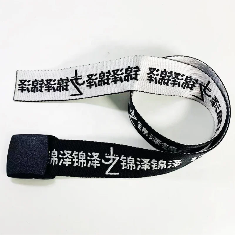 Adjustable Casual Automatic Plastic Buckle Nylon Woven Belt Fashion Business Men Women Designer Famous Branded Jacquard Belts