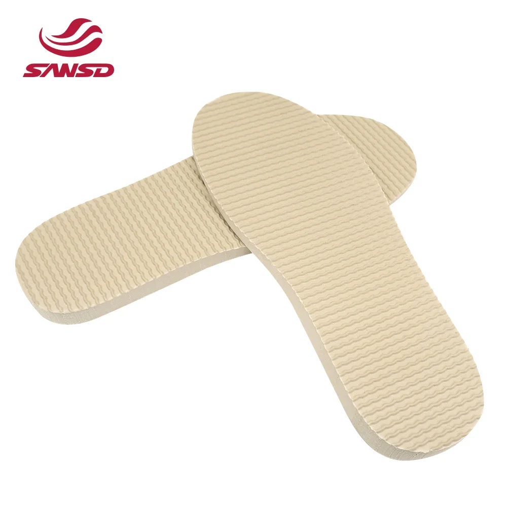 POLAND factory line stripe man woman EVA performer wedge sole material slide sole  slipper eva outsoles for slippers