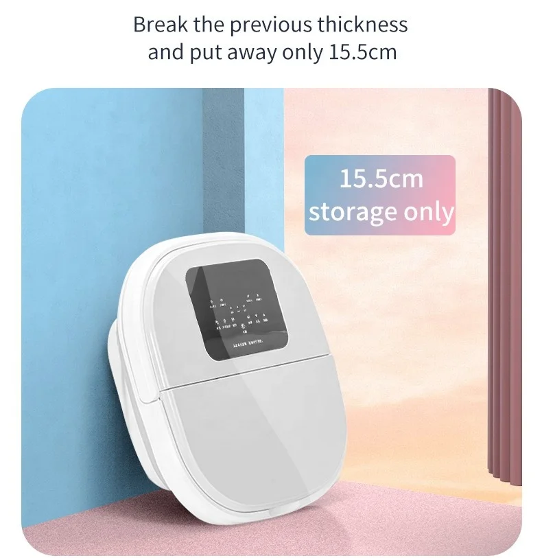 Multifunction Portable Pedicure Basin Heated Infrared Shiatsu Air Bubble Foot Stone Bath Massager for Spa