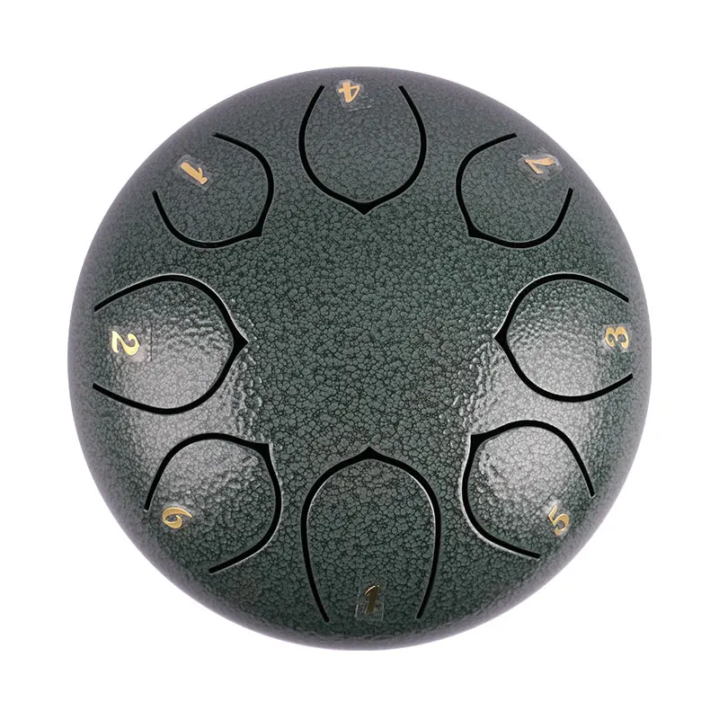 Factory offer the small size  design 6inch (15cm) celodan hank drum Ckey balmy drum for kids steel tongue drum
