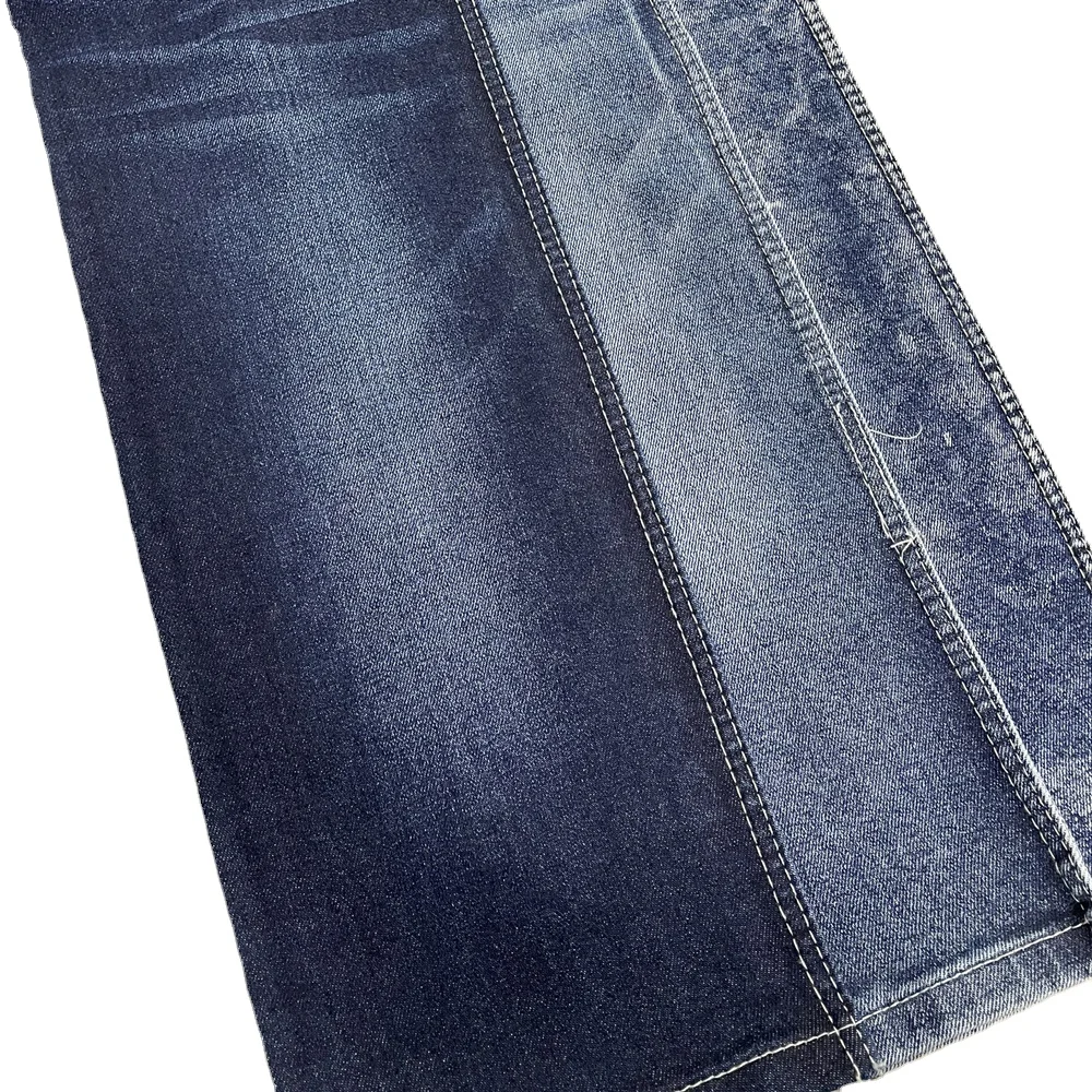 11.5 OZ cotton polyester spandex heavy weight denim fabrics with spandex from Foshan factory