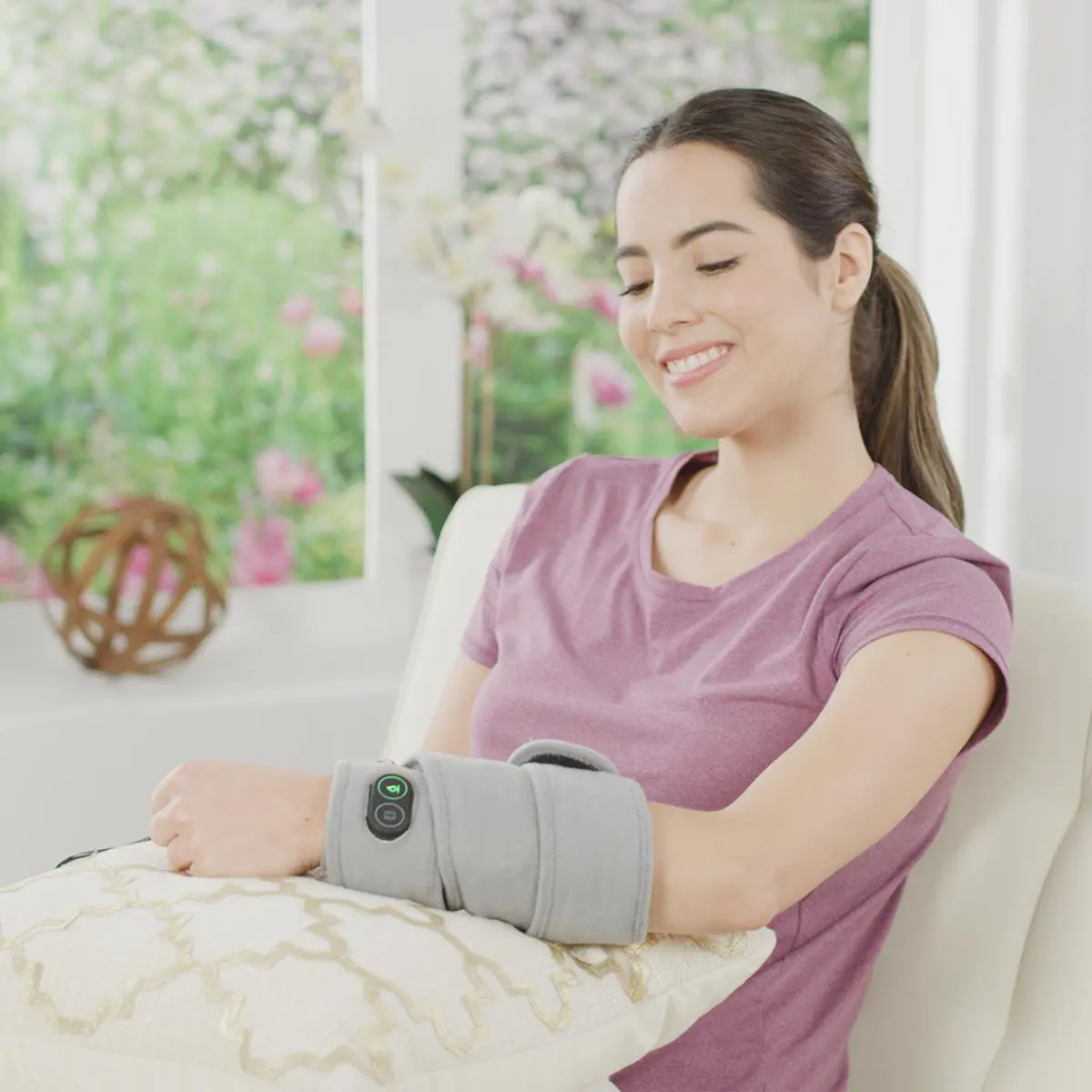 Kingworth Ultra Comfortable USB Electric Vibrations Heating Foot Leg Knee Wrap Massager