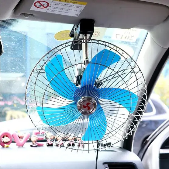 5PCS blade ABS material car interior cooling fan for car 12v car roof air fan