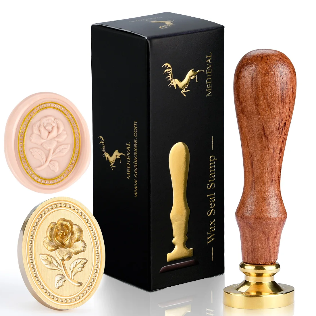 Hot Sale Customized Personalized Logo Wax Seal Stamp Kits For Office Use