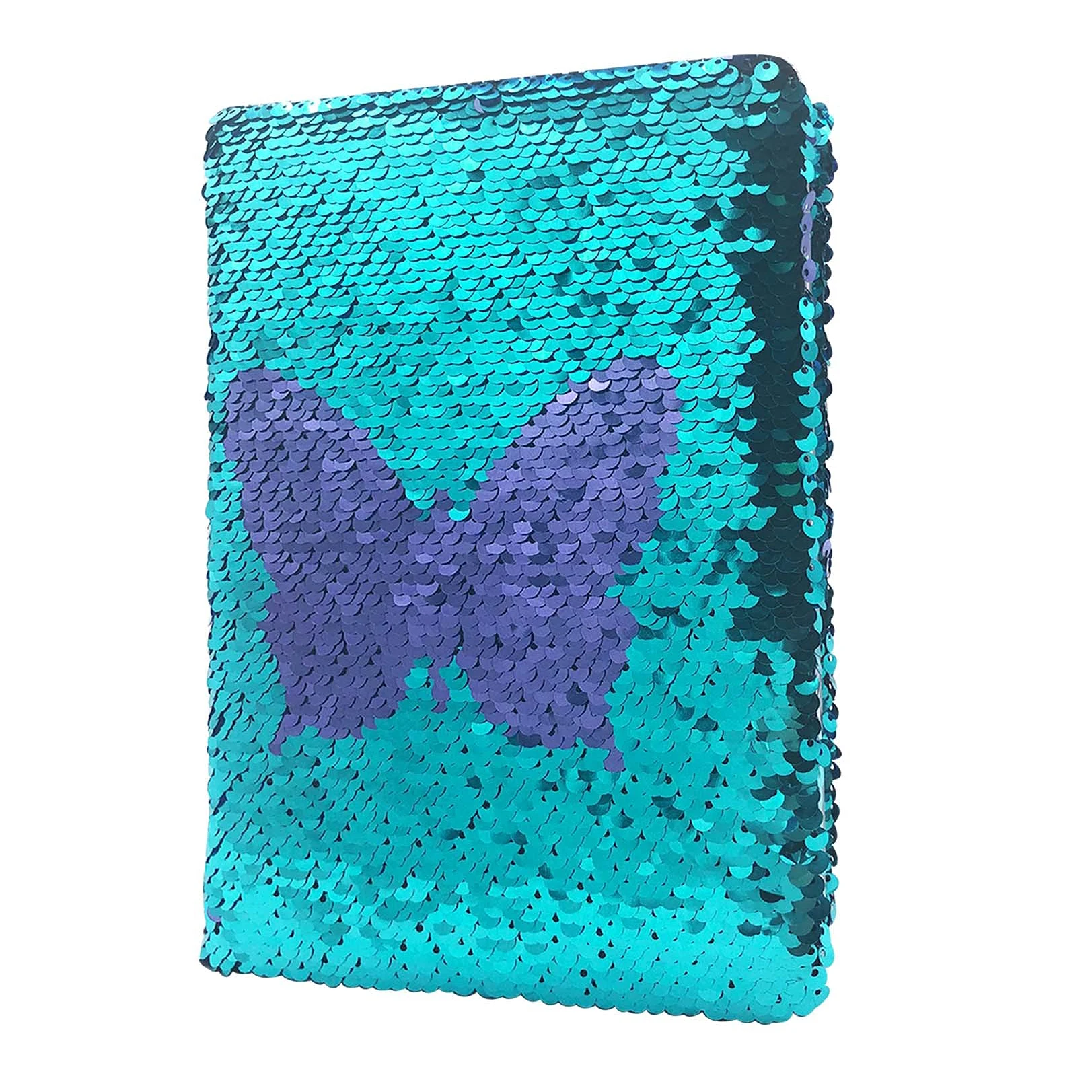 Custom Butterfly Reversible Flip Sequence Notebook 160 Lined Pages Diary Sequin Girls Journal for Kids