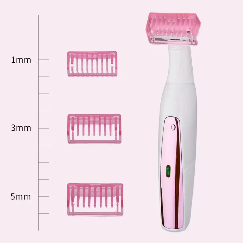 Portable pocket style Women Hair removal Back Shaver Lady Rechargeable Epilator trimmer For Women