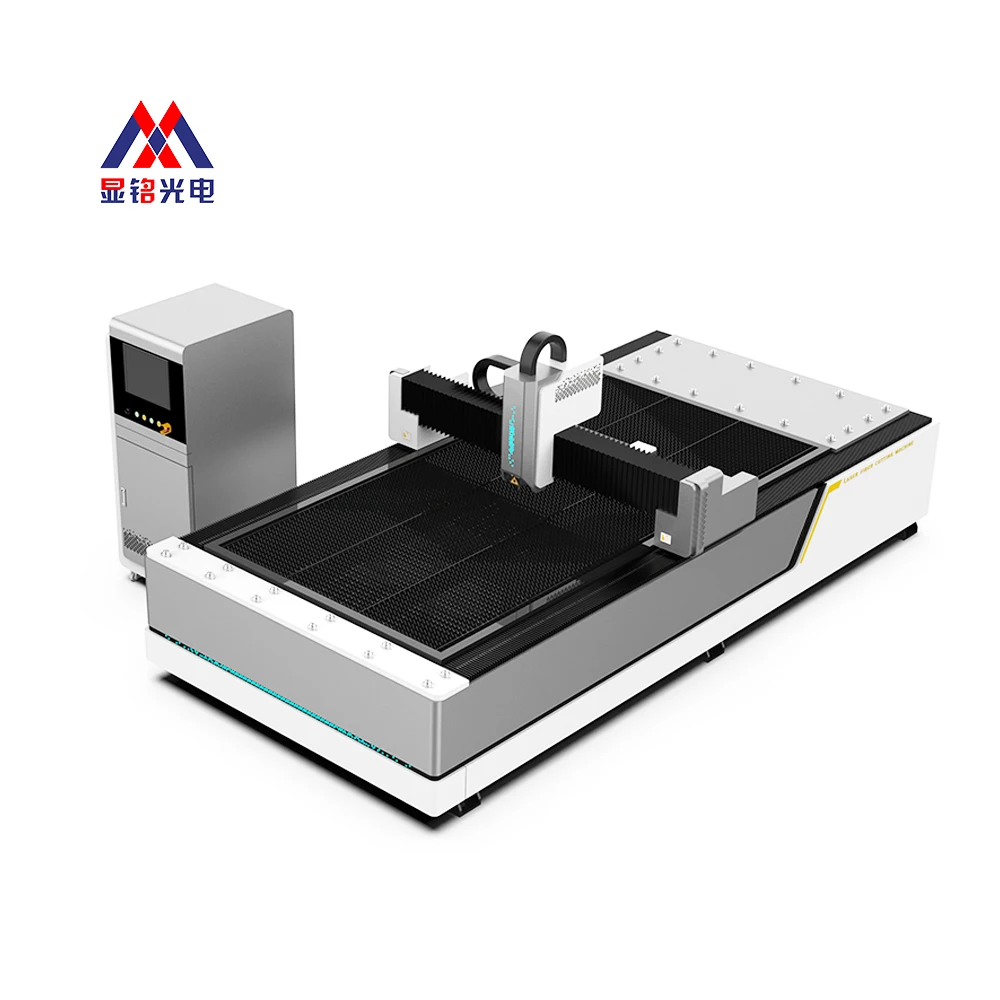 XM 3015 1530 Fiber Lazer Cutting Machine For Metal 1000w 1500w 2000w Red Light Pointer Water Cooling Raytools
