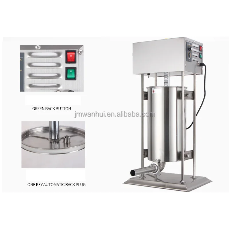 10/15/30L Industrial commercial hot dog sausage maker electric sausage stuffer food processor sausage filler