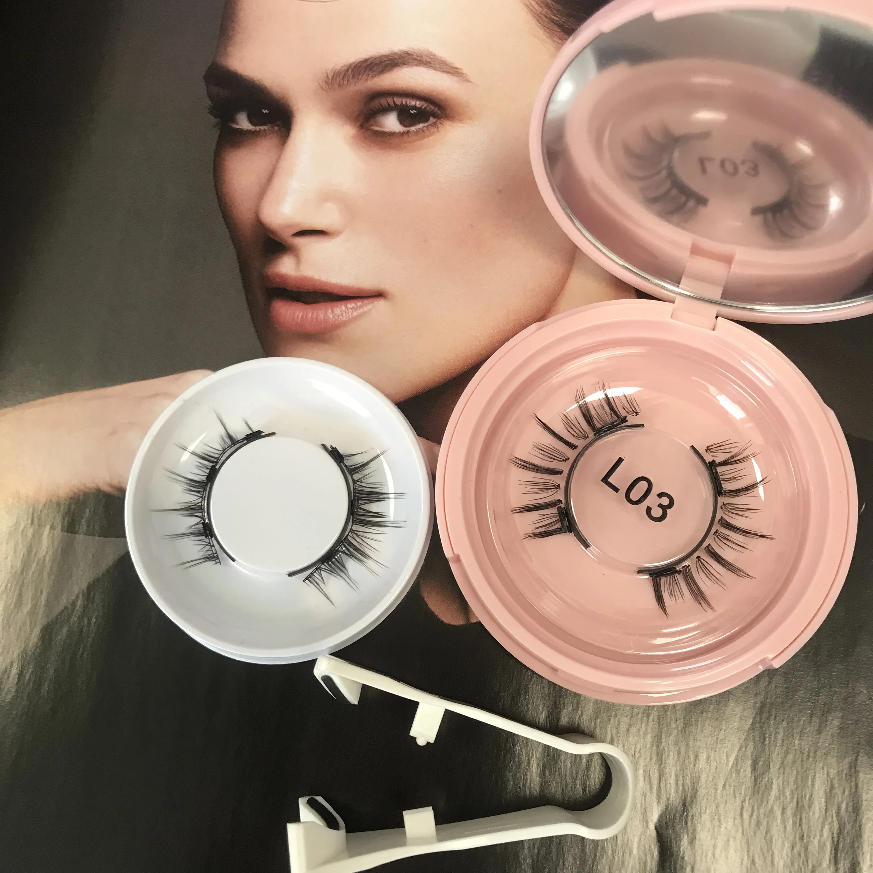 Wholesale Private Label Pestaa Magnetiva Silk 3d Faux Mink Magnetic Lashes Soft No Glue Quantum 1 2 3 Magnets Magnetic Eyelashes