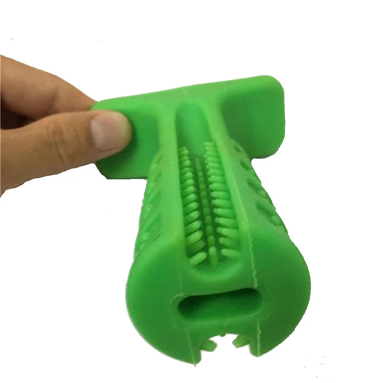 
Pet Supplies Toy Non Toxic Natural Rubber Dog Chew Toothbrush Chew Toy Dog Teeth Cleaning Puppy Brushing Toy 