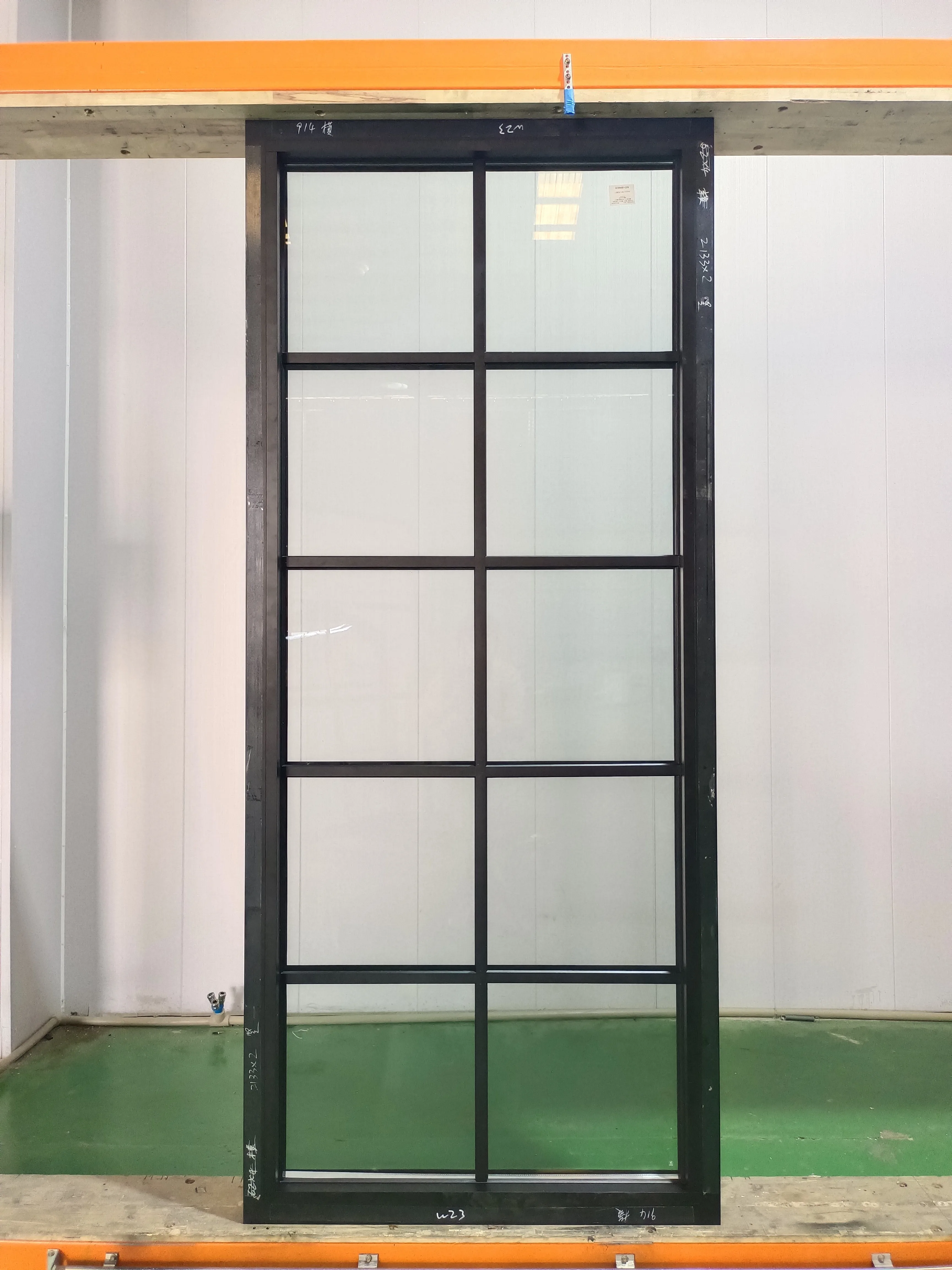 ZMR AS2047 Triple Glazed Windows Cheap Price Big Picture Black Window Panoramic Window Floor Stainless Steel Horizontal French