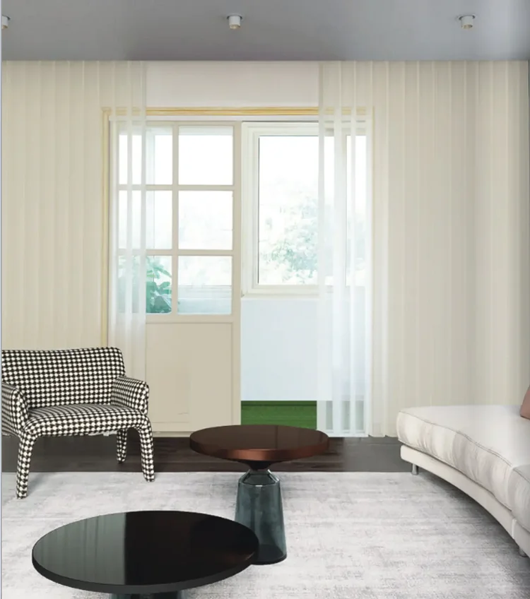 Dream Curtain Decorative Popular For Living Room Window Customized   2022 Blind motorized vertical blinds