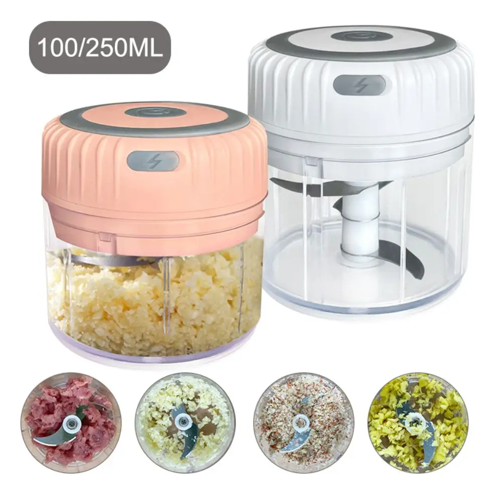 USB Rechargeable Garlic Chili Vegetables Meat Grinder Food Chopper