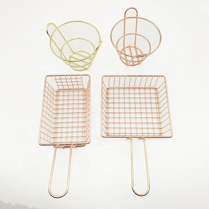 American creative snack basket French fries basket Western restaurant dim sum chicken wings fried chicken bread basket