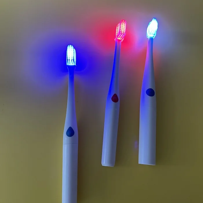 Dental Photo Therapy UV Teeth Whitening LED Light Toothbrush LED Teeth Whitening Toothbrush