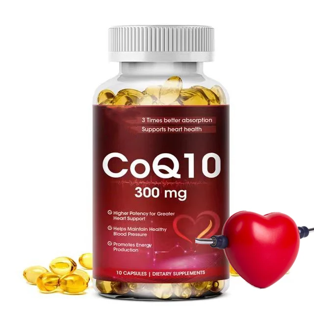 factory  supply  OEM COQ10 soft gel cpasules coq10 coenzyme q10 capsules for healthy heart care  coq10 softgel cpasules