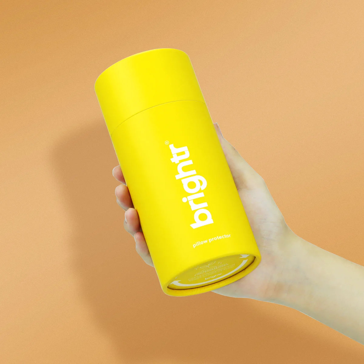 Custom logo recyclable natural brown kraft cardboard packaging T-shirt clothing pillow case cylinder paper tube