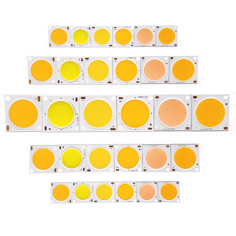 LED Cob чип квадратный Круглый супер яркий высокая эффективность 150lm/w Ra 98 1414 1919 2828 3838 30w 50w 100w 200w 500w