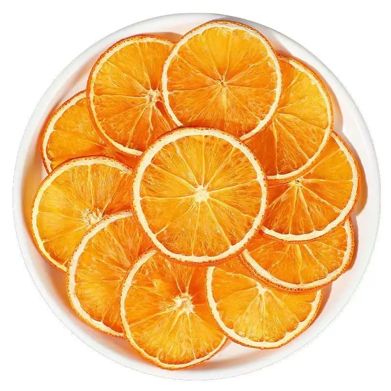 TONGJIN Wholesale Supply 100% Natural Citrus Junos Decoration Fruit Tea Freeze-dry Dried Orange Slice