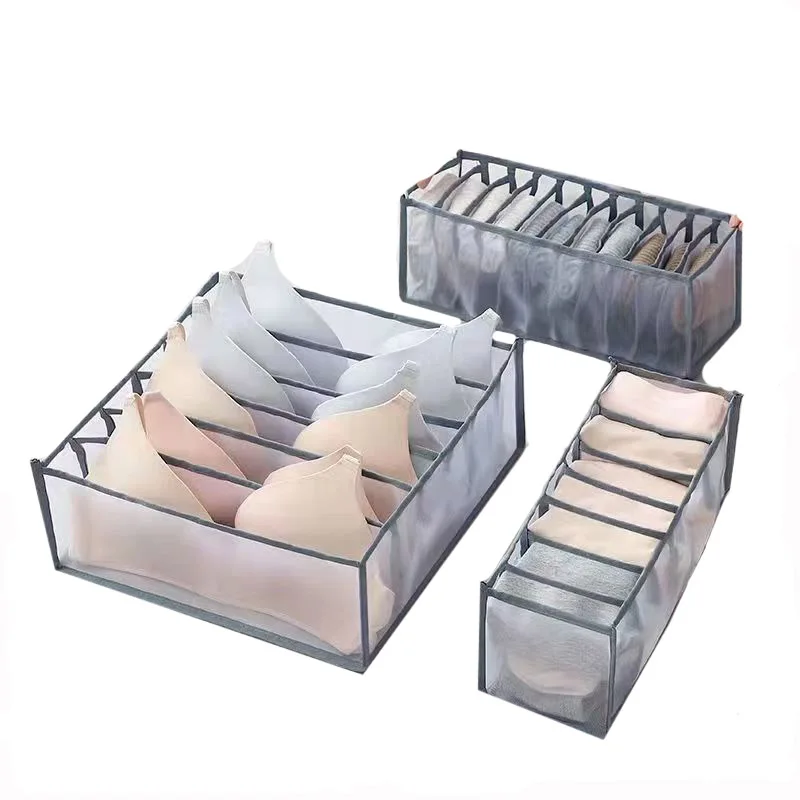 1 set of clothing underwear socks Drawer Storage Organiser   Underwear Clothes Drawer  Divider washable transparent