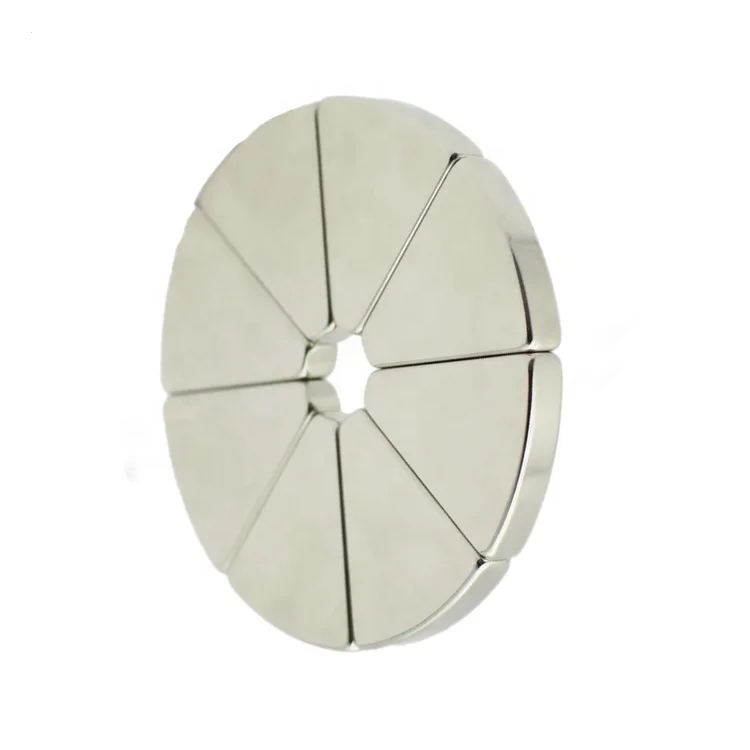 ISO Certificated Factory Customized Rotor Magnet Industrial Arc Segment Motor Neodymium Magnet