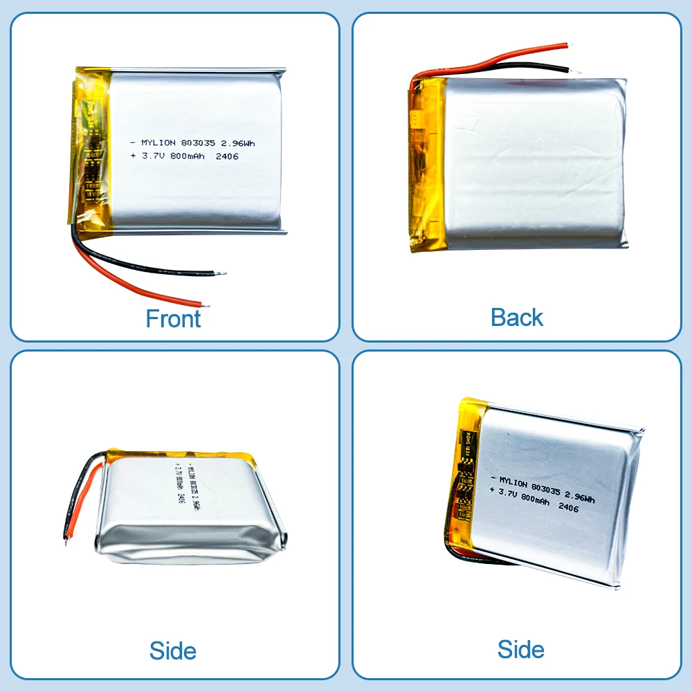 Manufacturer 250mAh 300mAh 1000mAh 1300mAh Lithium Polymer Battery Pack 3.7V 7.4V 11V Lipo Battery 3.7V rechargeable battery