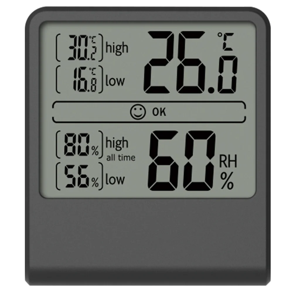 Indoor Room LCD Electronic Temperature Humidity Meter Digital Thermometer Hygrometer Household Thermometer