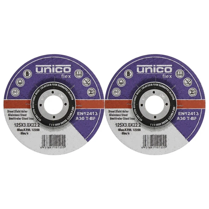 125x3.0mm Multi-Purpose Resin Cutting Wheel Abrasives Aluminum Oxide Metal Cutting Disc