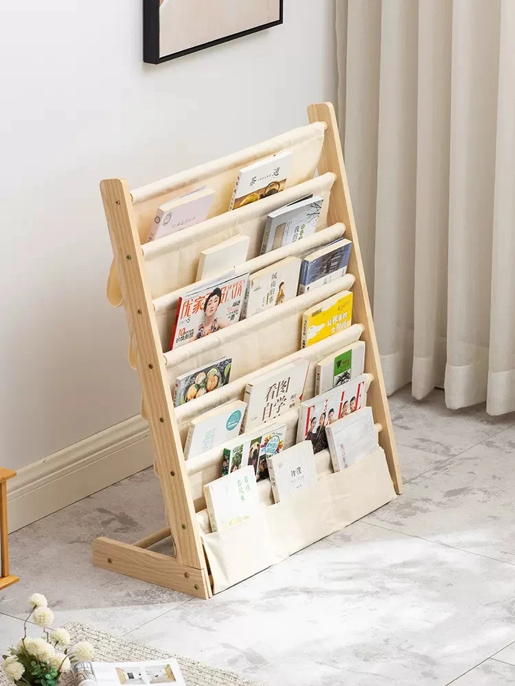 Домашняя детская деревянная лестница, книжная полка, детская книжная полка, органайзер для хранения книг, книжный шкаф