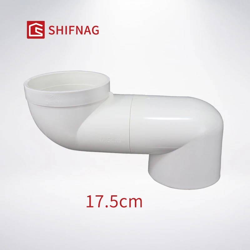 high quality pvc toilet  drain shifter for  Drainage Systems pvc pipe fitting for plumbing toilet  125 150 175 200mm