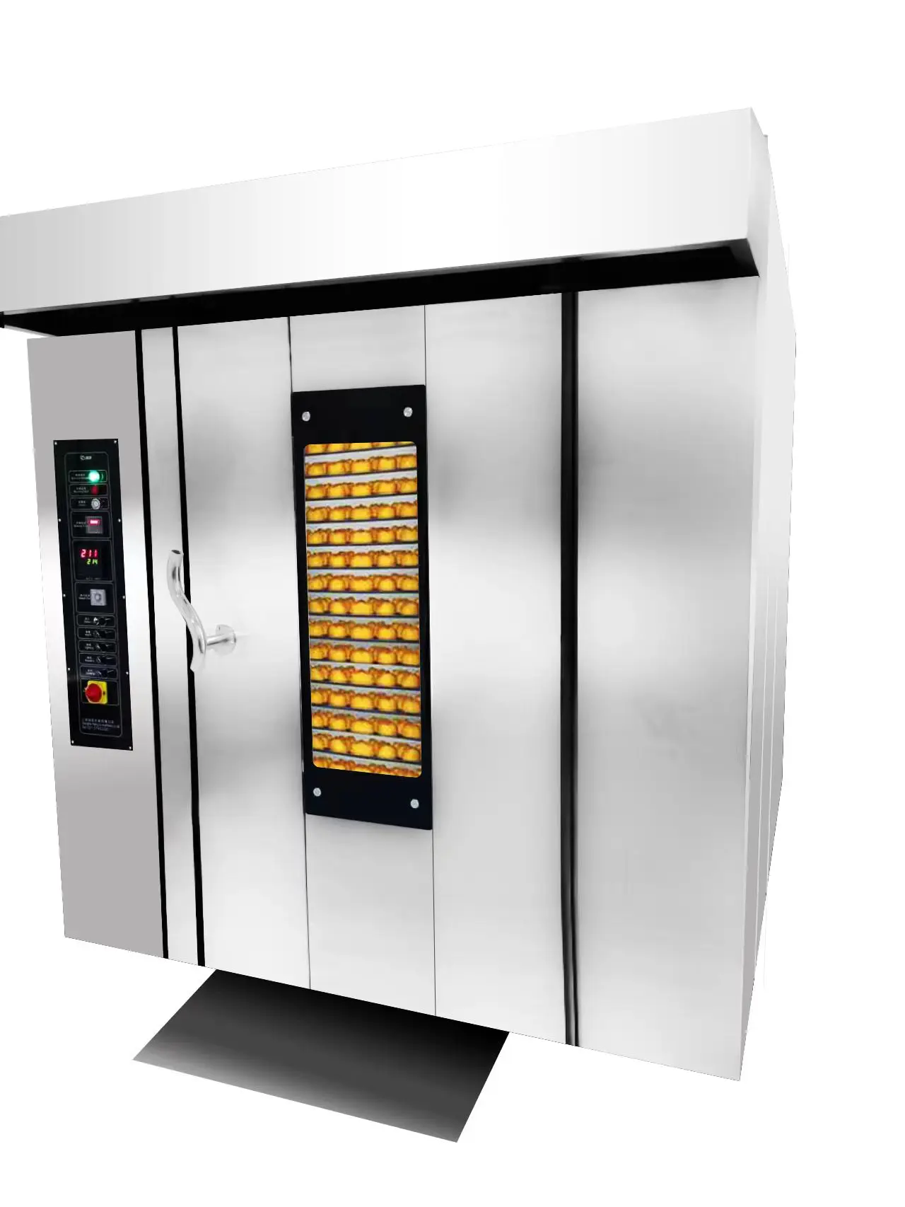 china wholesale trays supplier rotary furnace rotary oven with 32 trays double trolley rush biscuit